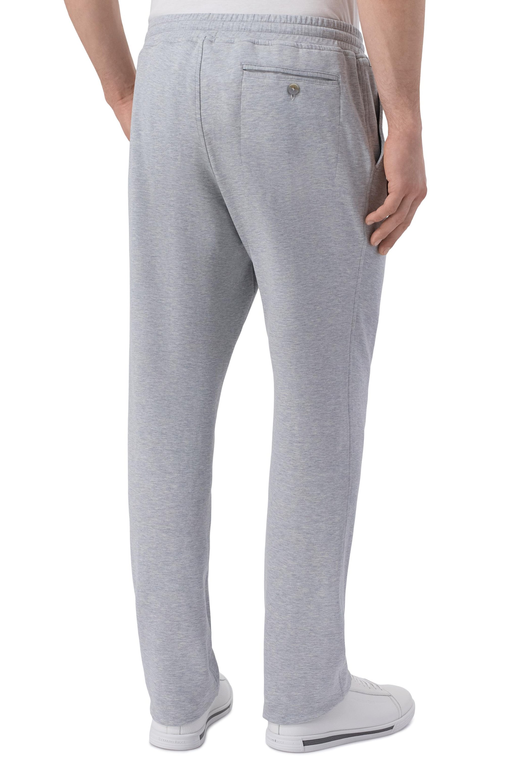 Брюки из хлопка и шелка CAPOBIANCO, арт. 20M708.DS00._001, фото 4