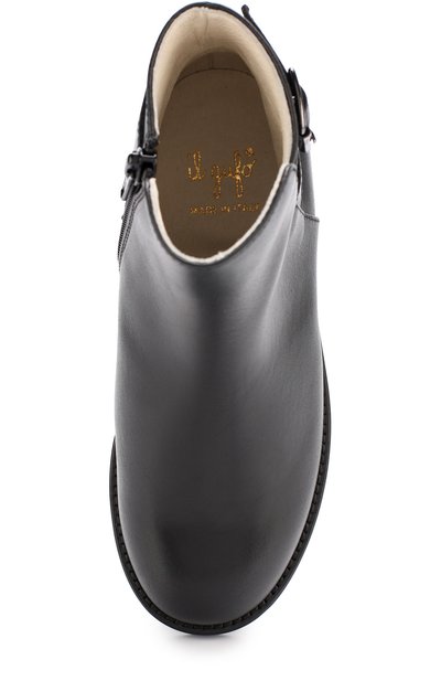 Кожаные полусапоги с ремешком IL GUFO черного цвета по цене 23850 руб., арт. G430/VITELL0 NAPPAC0/35-40, фото 4 Кожаные полусапоги с ремешком IL GUFO, арт. G430/VITELL0 NAPPAC0/35-40, фото 4