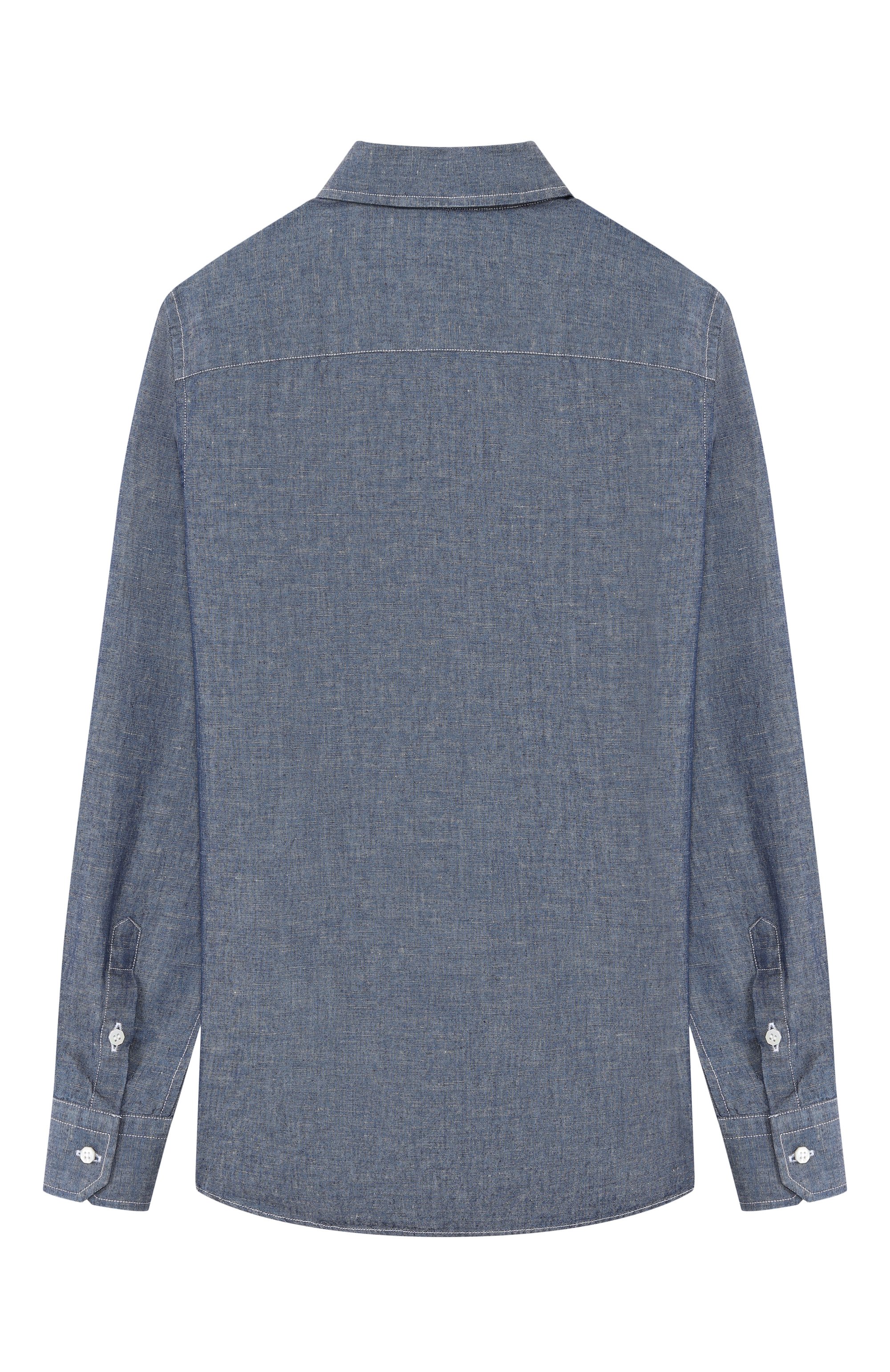 Рубашка из хлопка и льна STEFANO RICCI JUNIOR, арт. YC008226/EX2907, фото 2