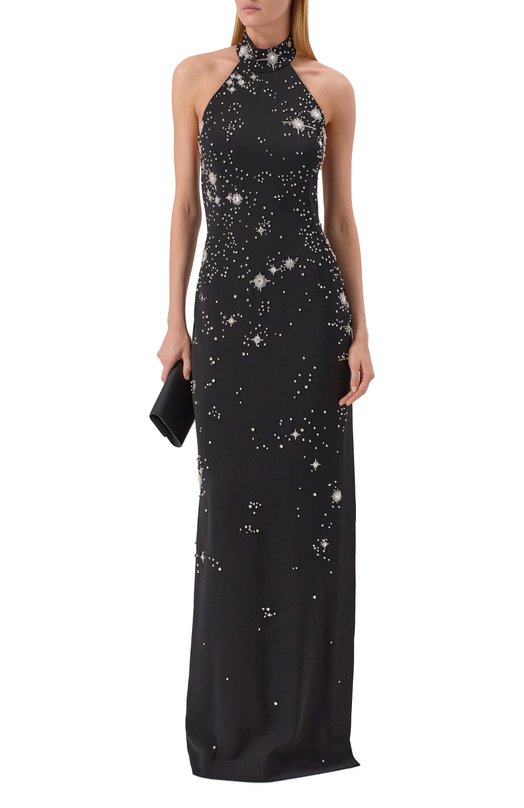 Платье с отделкой стразами Zuhair Murad PDR25034/CRCA019 Чёрный  PDR25034/CRCA019 Фото 2