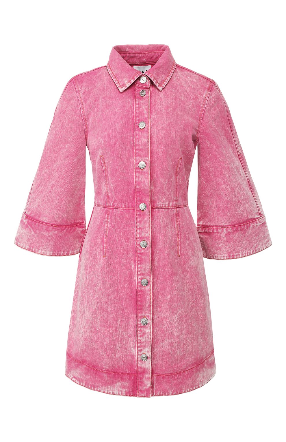 Джинсовое платье GANNI фуксия цвета по цене 22250 руб., арт. F4402, фото 1 Джинсовое платье GANNI, арт. F4402, фото 1