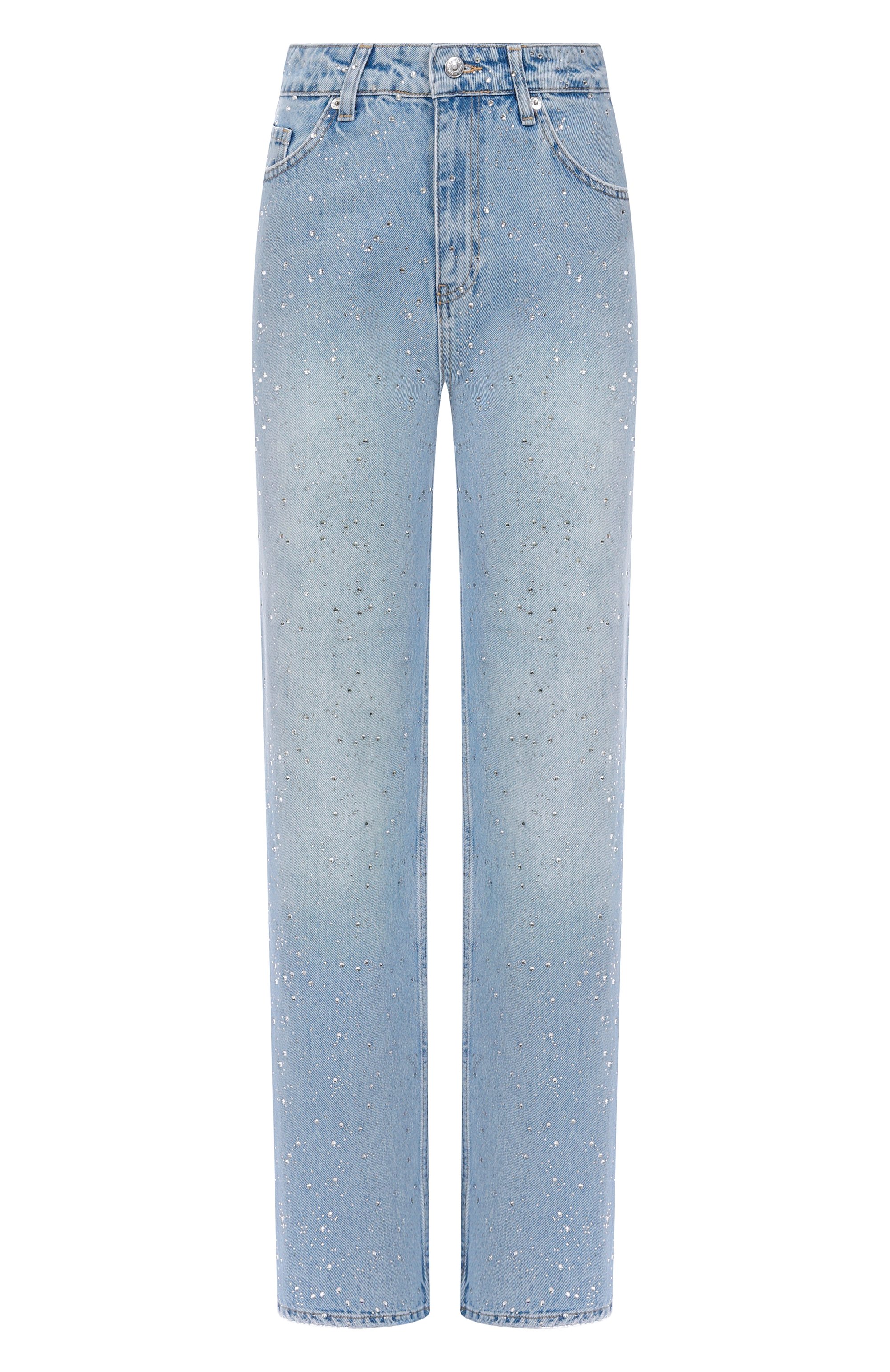 Джинсы с отделкой стразами SASHA KIM, арт. УТ-00001792, фото 1