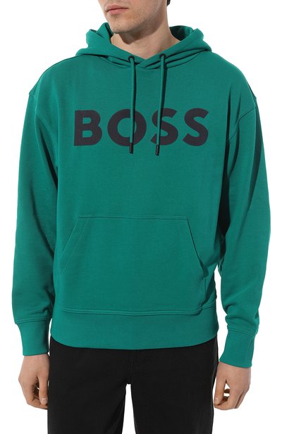 Хлопковое худи BOSS ORANGE, арт. 50487134, фото 3