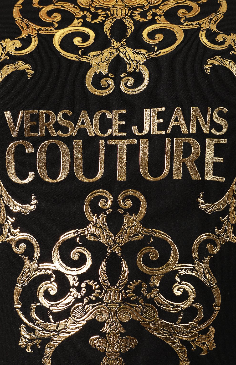 Хлопковая футболка VERSACE JEANS COUTURE, арт. B2HUA7AE-UDP608 BAR0QUE/30215, фото 5