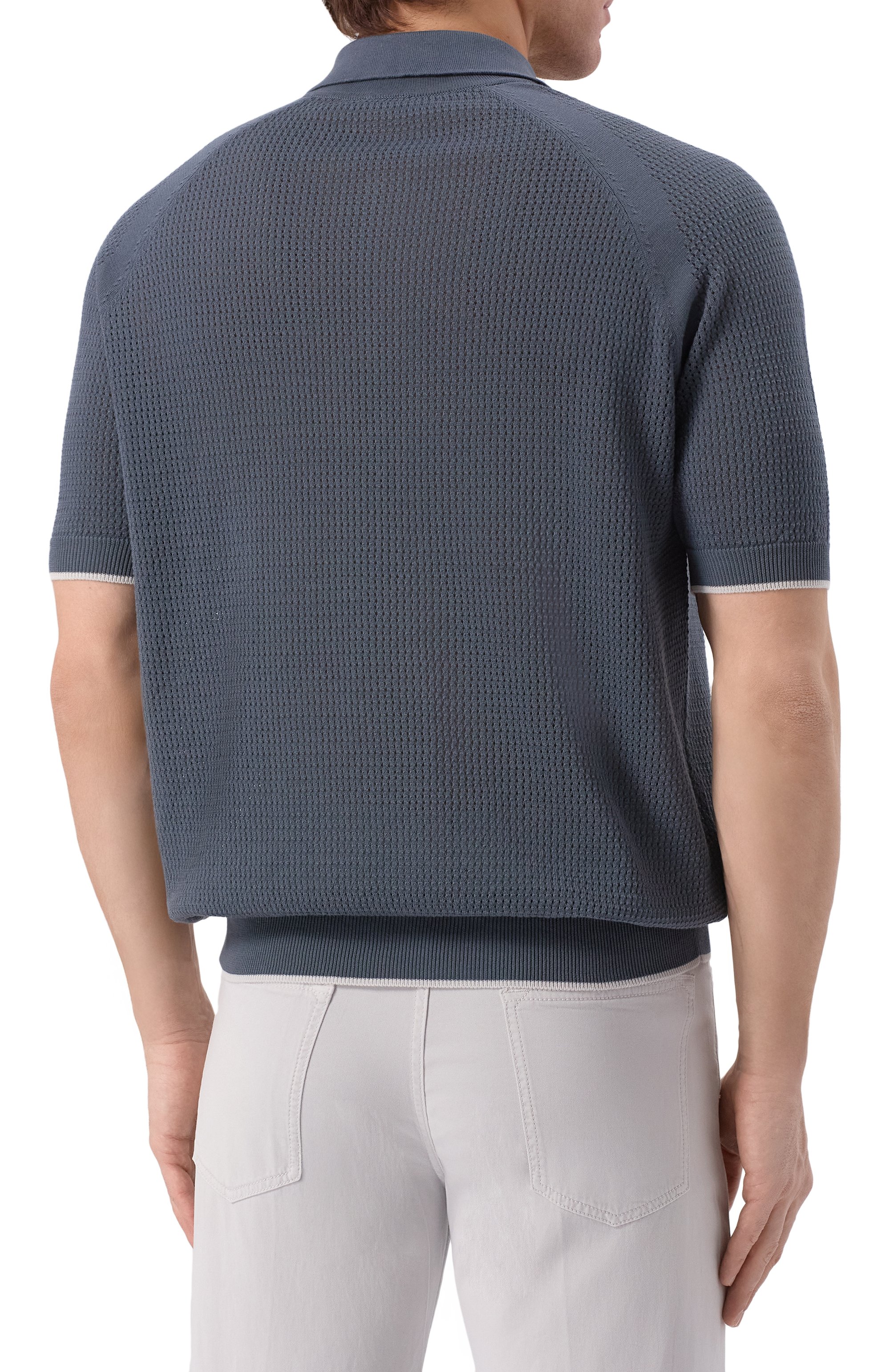 Хлопковое поло KITON, арт. UMK064903, фото 4