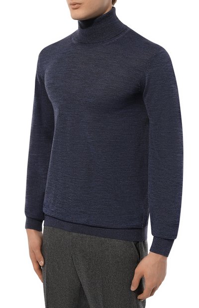 Шерстяная водолазка BOSS, арт. 50468262, фото 3