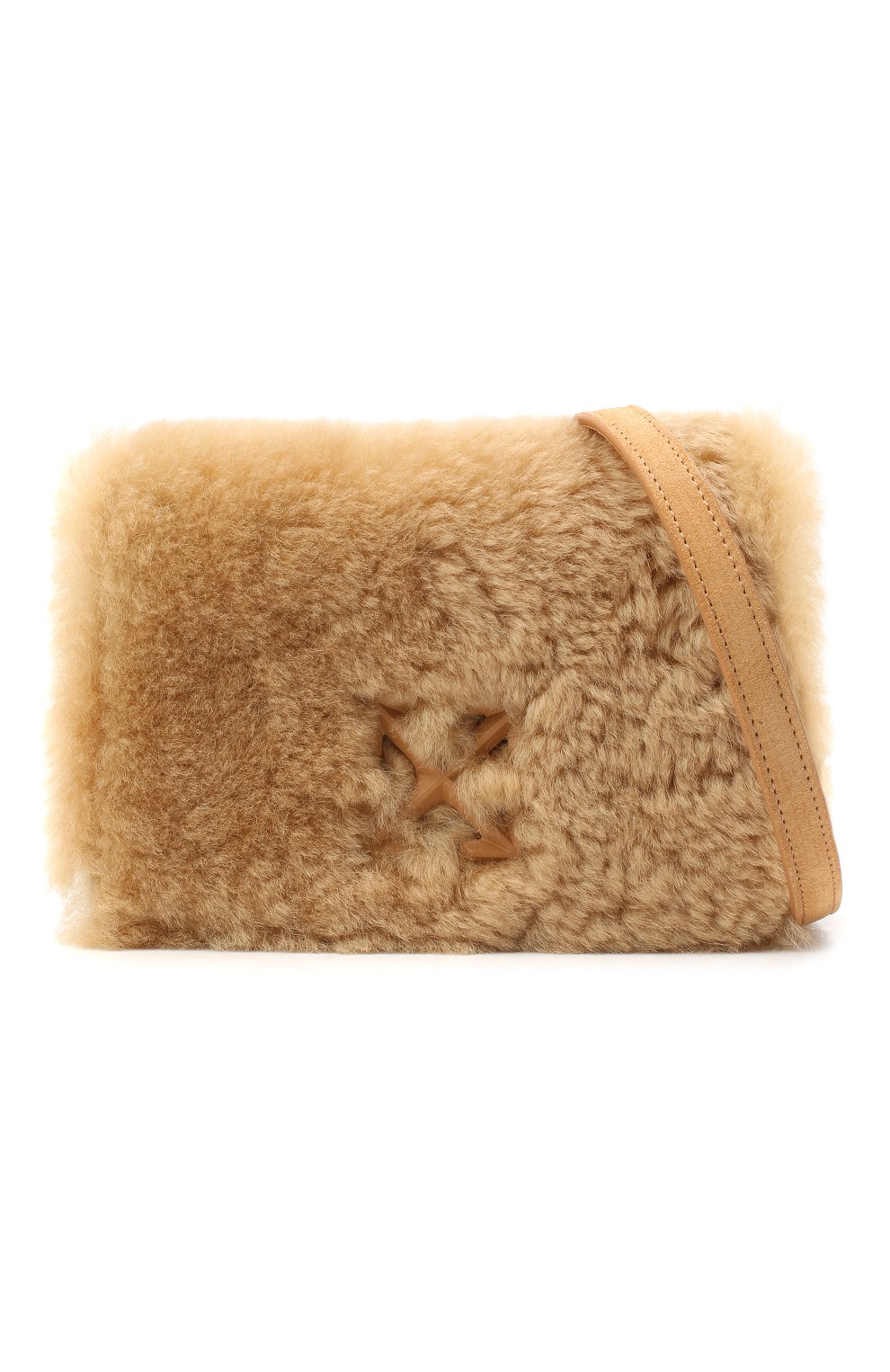 Сумка 0.5 jitney OFF-WHITE бежевого цвета по цене 133500 руб., арт. 0WNA104E20LEA0046100, фото 5 Сумка 0.5 jitney OFF-WHITE, арт. 0WNA104E20LEA0046100, фото 5