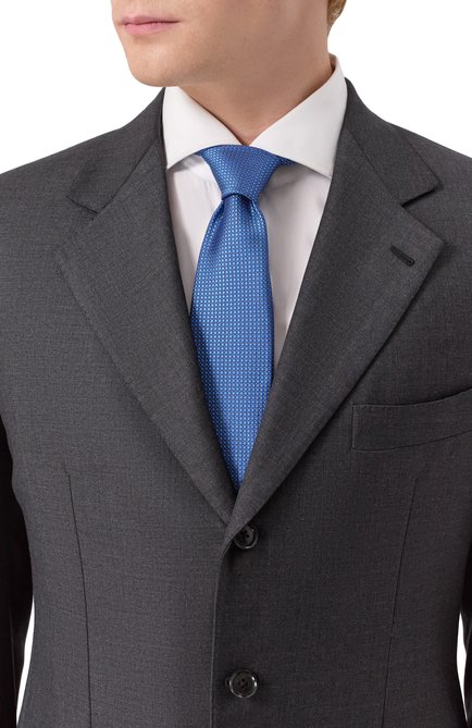 Мужской шелковый галстук KITON, арт. UCRVKPC05L6502