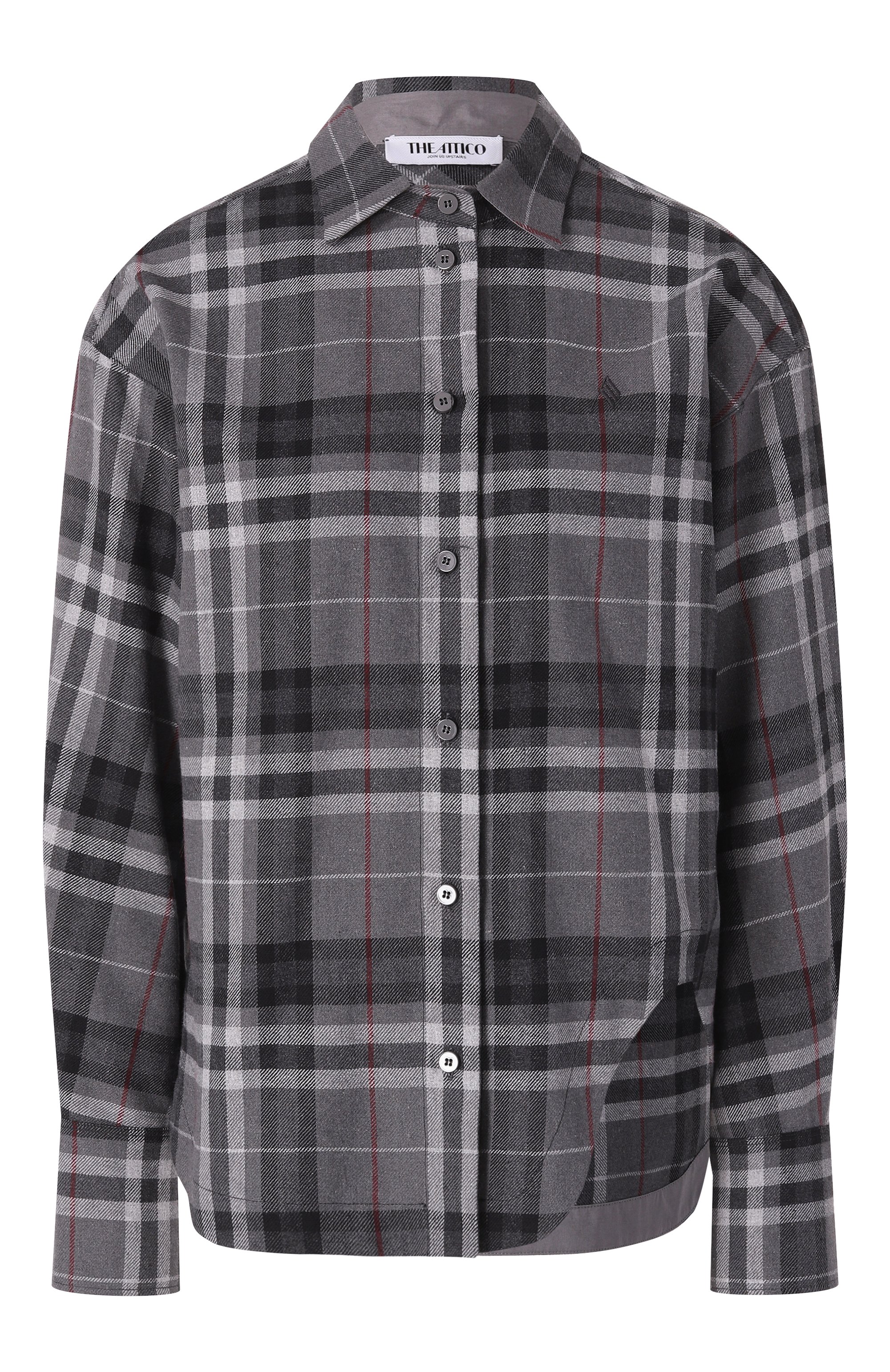 Хлопковая рубашка THE ATTICO, арт. 250WCH00014/CCC050AA, фото 1