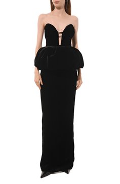 Бархатное платье THE NEW ARRIVALS ILKYAZ OZEL, арт. W24_NA00203010587, фото 2