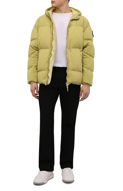 Пуховик STONE ISLAND SHADOW PROJECT желтого цвета по цене 168500 руб., арт. 751940103, фото 2 Пуховик STONE ISLAND SHADOW PROJECT, арт. 751940103, фото 2
