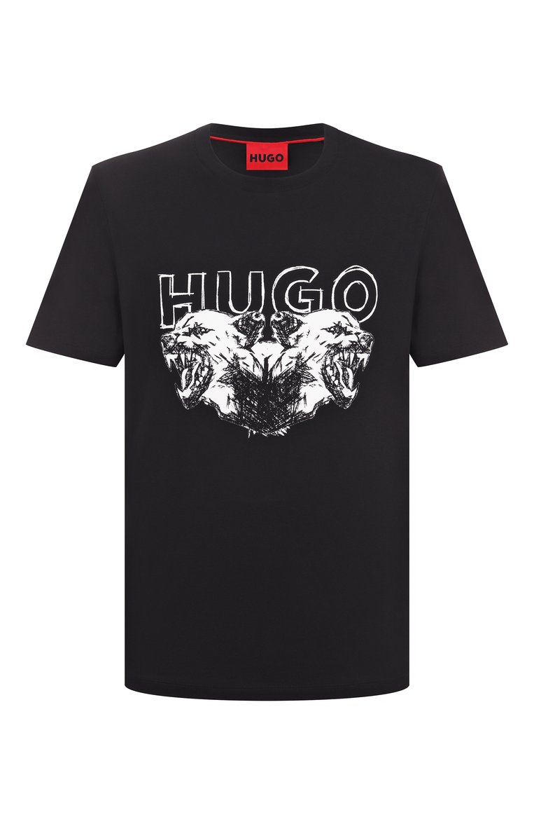 Хлопковая футболка HUGO, арт. 50538257, фото 1