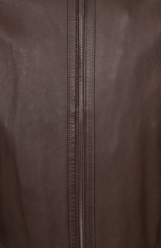 Кожаная куртка BOSS 50532475 Коричневый  50532475 Фото 6