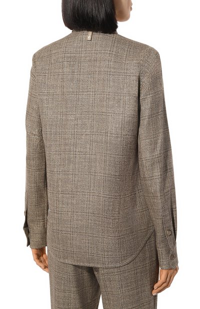 Рубашка из шерсти и вискозы LORENA ANTONIAZZI, арт. A2448CA12A/4653, фото 4