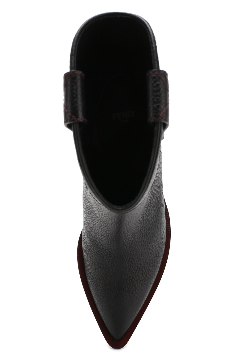 Кожаные сапоги на устойчивом каблуке FENDI, арт. 8T6785 A3SZ, фото 5