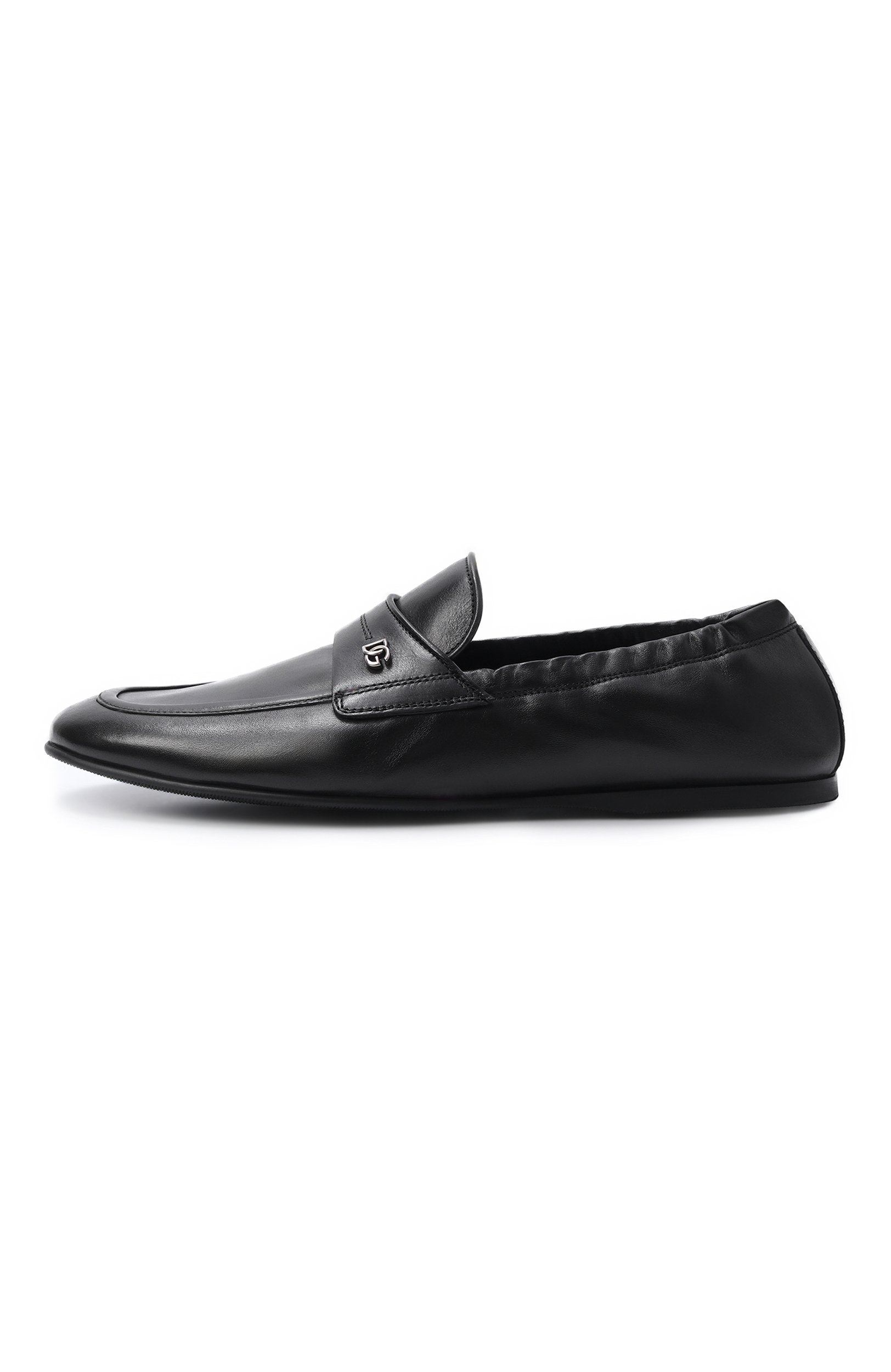 Кожаные лоферы ariosto DOLCE & GABBANA черного цвета по цене 89950 руб., арт. A50790/A0374, фото 3 Кожаные лоферы ariosto DOLCE & GABBANA, арт. A50790/A0374, фото 3