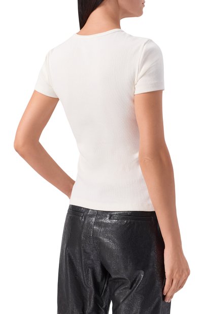 Хлопковая футболка BLUMARINE, арт. 2T109A, фото 4