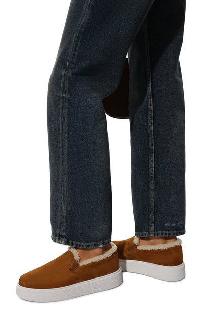 Замшевые слипоны PRADA, арт. 1S484M-FDW-F0046-ZF45, фото 3