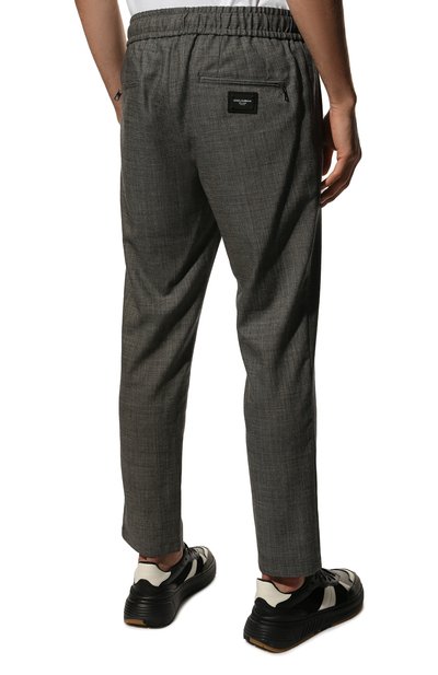 Брюки из шерсти и хлопка DOLCE & GABBANA, арт. GYACET/FUCDJ, фото 4