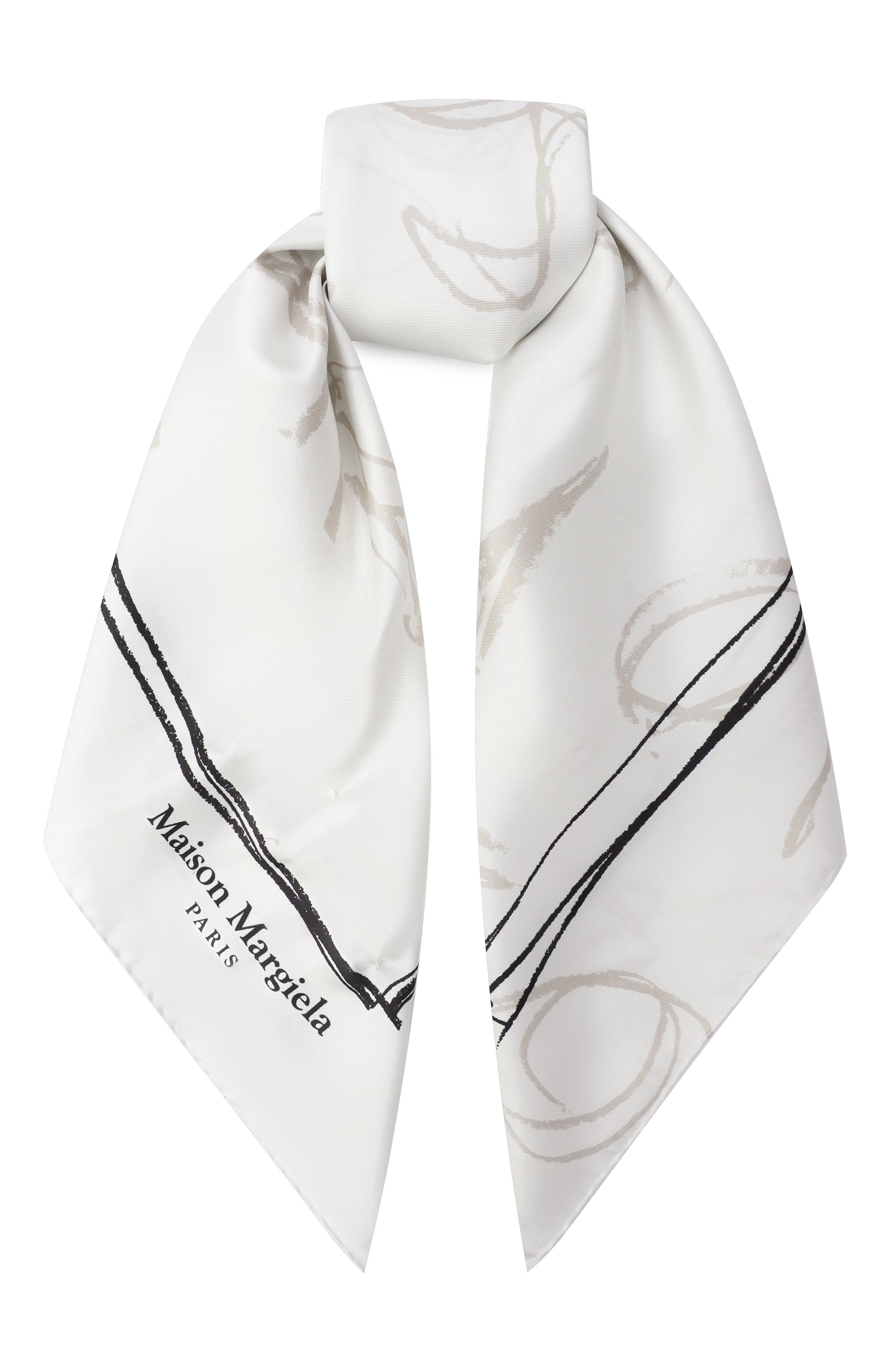 Шелковый платок MAISON MARGIELA, арт. S51TF0049/M35820, фото 1