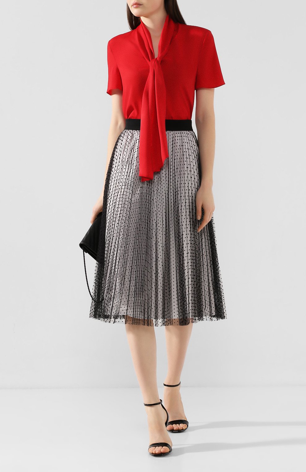 Топ EMPORIO ARMANI красного цвета по цене 29950 руб., арт. 5NK25T/52307, фото 2 Топ EMPORIO ARMANI, арт. 5NK25T/52307, фото 2