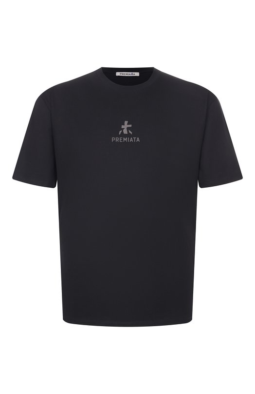 Хлопковая футболка Premiata PA1017 Чёрный PA1017