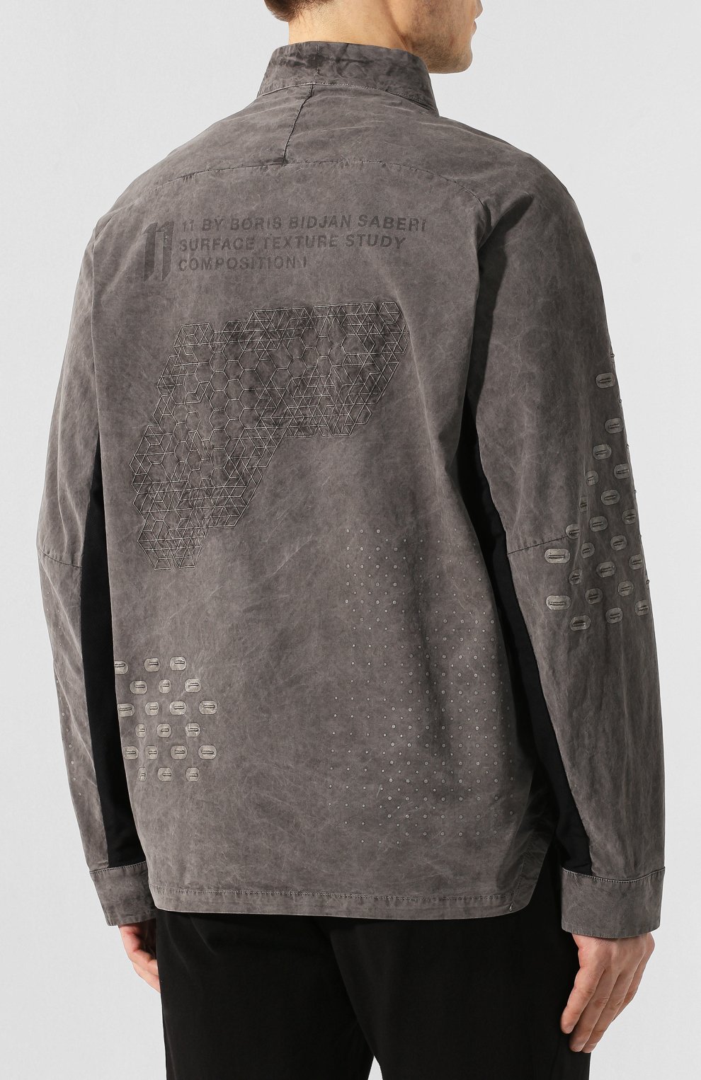 Хлопковая куртка 11 BY BORIS BIDJAN SABERI, арт. S8/F-1426 BAMBA/C0LD DYE, фото 4