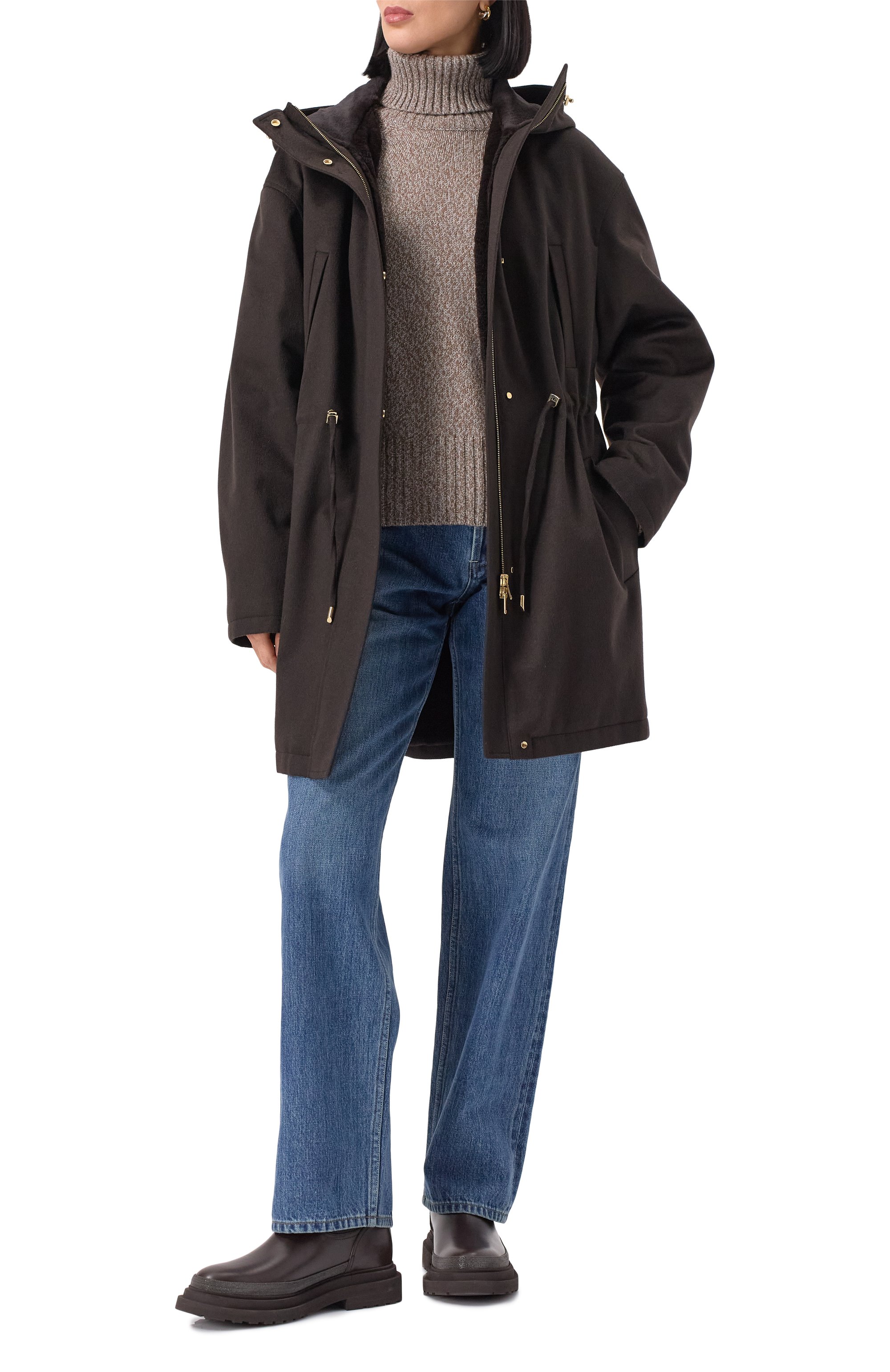 Кашемировая парка с подкладкой из норки MVST, арт. FTBKB-Y461V/LC1661, фото 2