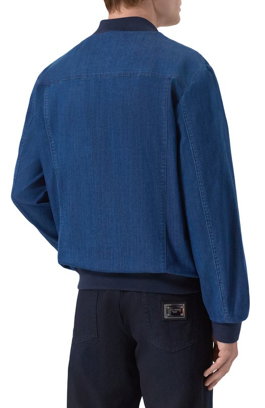 Джинсовый бомбер MVST M26.CSM.0402/T38BL Синий  M26.CSM.0402/T38BL Фото 4