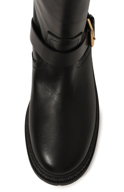 Кожаные полусапоги VERSACE, арт. 1012281/1A00138/34-40, фото 4