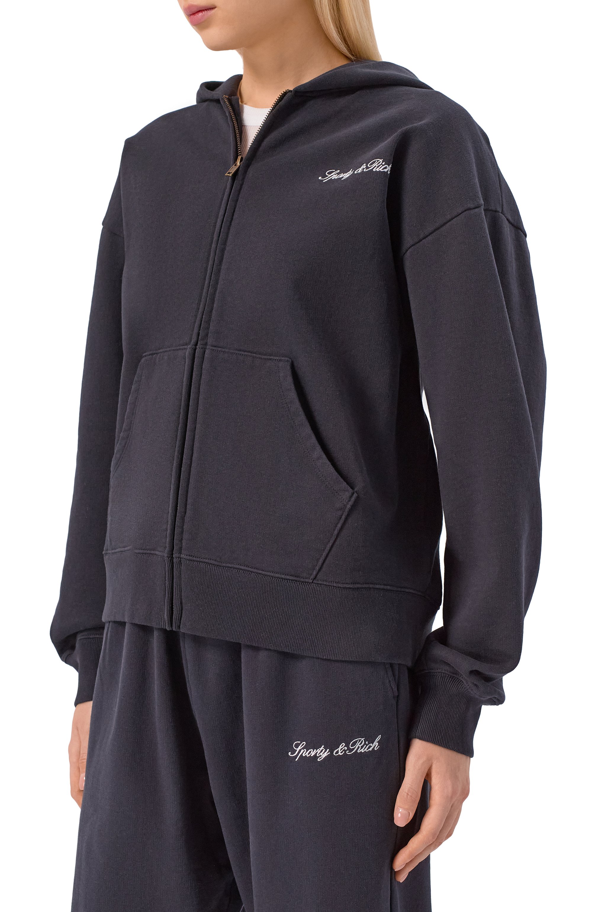 Хлопковая толстовка SPORTY AND RICH, арт. ST08860326BA01, фото 3