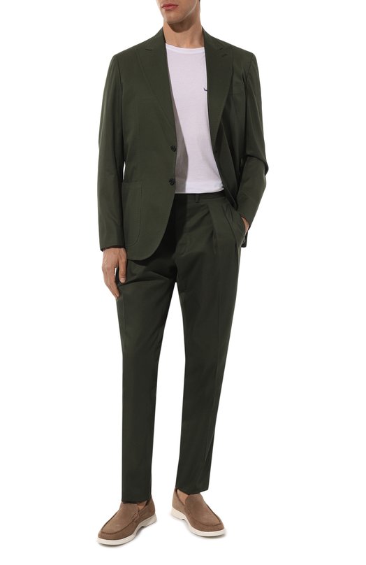 

Хлопковый костюм Sartorio, Зелёный