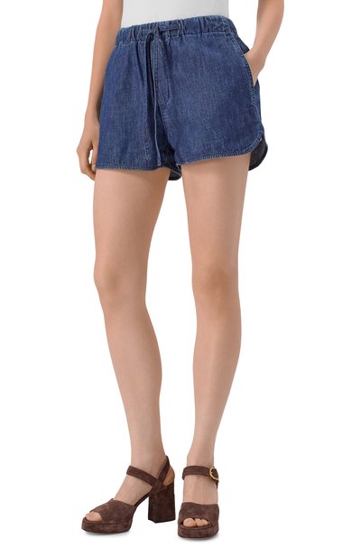 Джинсовые шорты VALENTINO, арт. 5B3DD15A7MR, фото 3