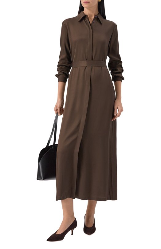 Замшевые туфли Robbie 55 Gianvito Rossi G22273.55RIC.CAMM0KA Коричневый  G22273.55RIC.CAMM0KA Фото 2