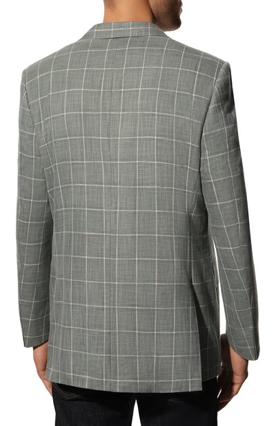 Пиджак из хлопка и шелка CANALI, арт. T11220/CX02601, фото 4