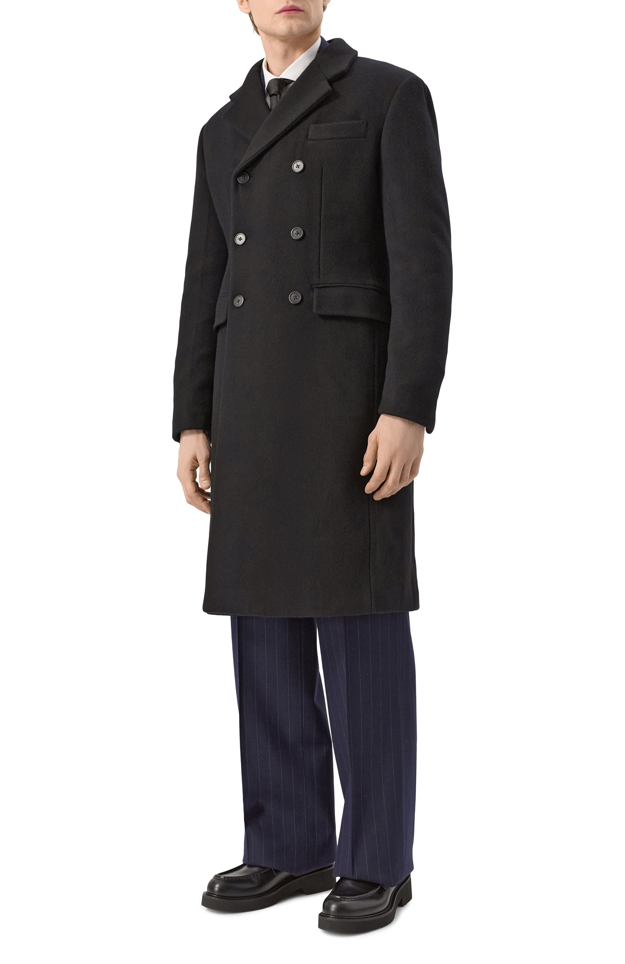 Кашемировое пальто PRADA, арт. UC421S-1UWK-F0002-192, фото 3