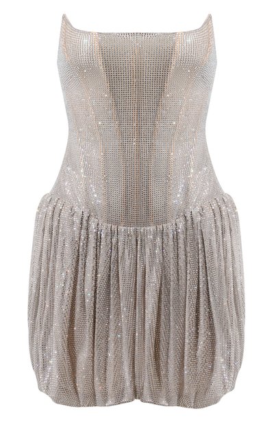 Женское платье с отделкой стразами GIUSEPPE DI MORABITO, арт. 03PFDR393FC 03212