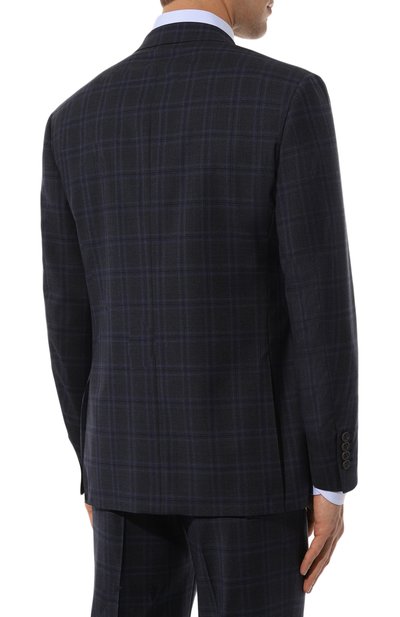 Шерстяной костюм CANALI темно-синего цвета по цене 145000 руб., арт. 11280/19/FC05150, фото 4 Шерстяной костюм CANALI, арт. 11280/19/FC05150, фото 4