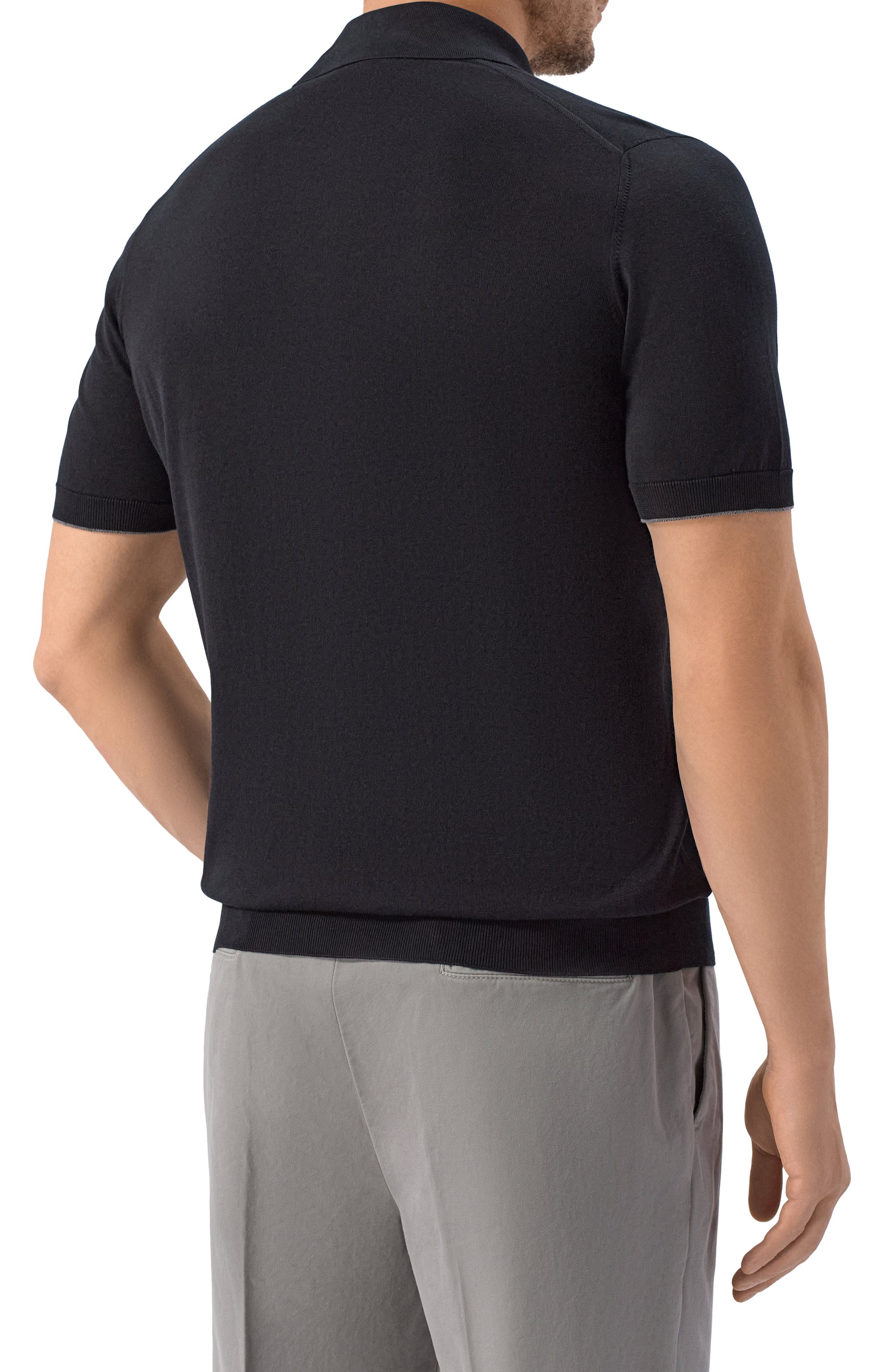 Хлопковое поло BRUNELLO CUCINELLI, арт. M29800125, фото 4