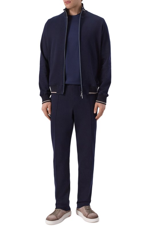 Хлопковая толстовка Capobianco 20M461.TS00. Синий  20M461.TS00. Фото 2