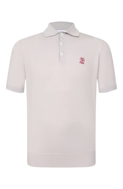 Мужская хлопковое поло BRUNELLO CUCINELLI, арт. M29800195