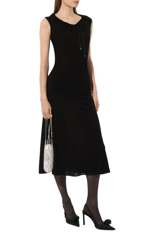 Платье из вискозы Giorgio Armani 6DAA51/AJFKZ Чёрный  6DAA51/AJFKZ Фото 2