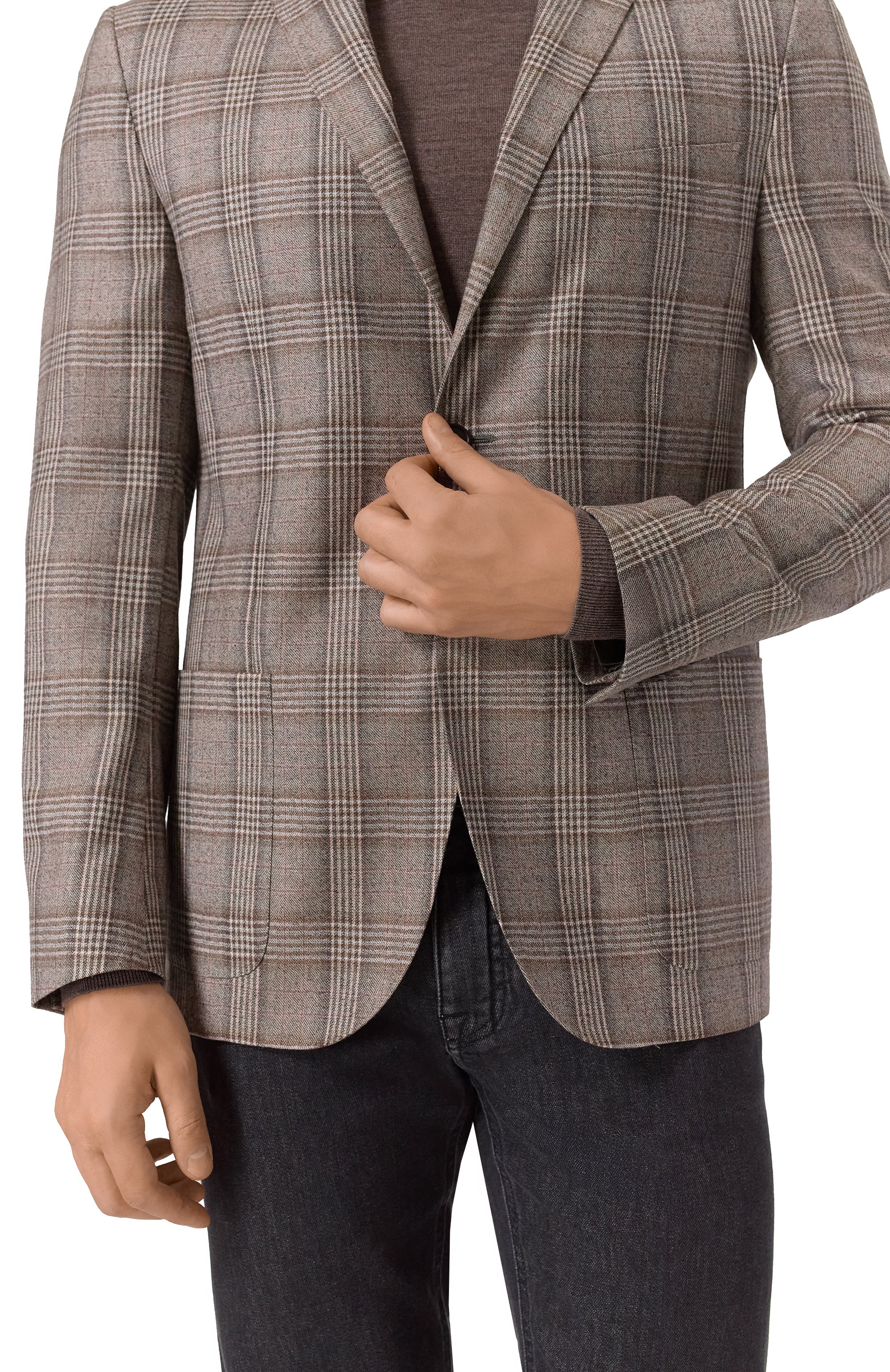 Шерстяной пиджак CORNELIANI бежевого цвета по цене 112000 руб., арт. 266002-2616309, фото 7 Шерстяной пиджак CORNELIANI, арт. 266002-2616309, фото 7