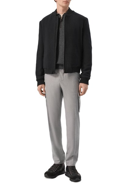 Шерстяные брюки-карго CORNELIANI, арт. 284L02/2A18111, фото 2