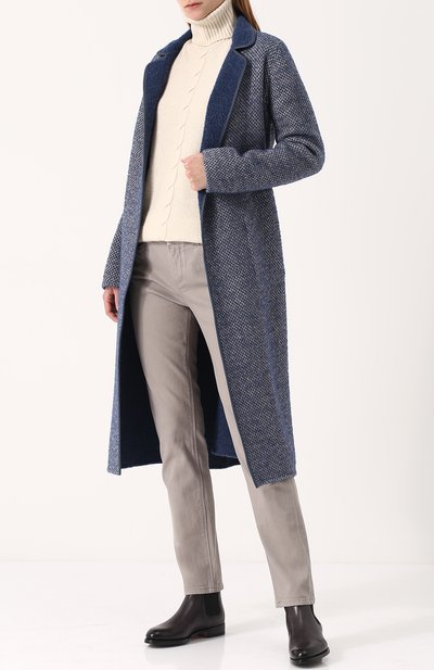 Однотонные джинсы прямого кроя LORO PIANA, арт. FAF4049, фото 2