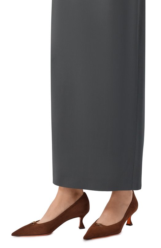 Замшевые туфли Sabine Santoni WDIG71917HI2NHZW Коричневый  WDIG71917HI2NHZW Фото 2