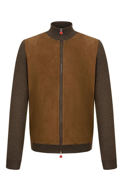 Мужской кардиган из кашемира и шелка KITON, арт. UMK0958K1802