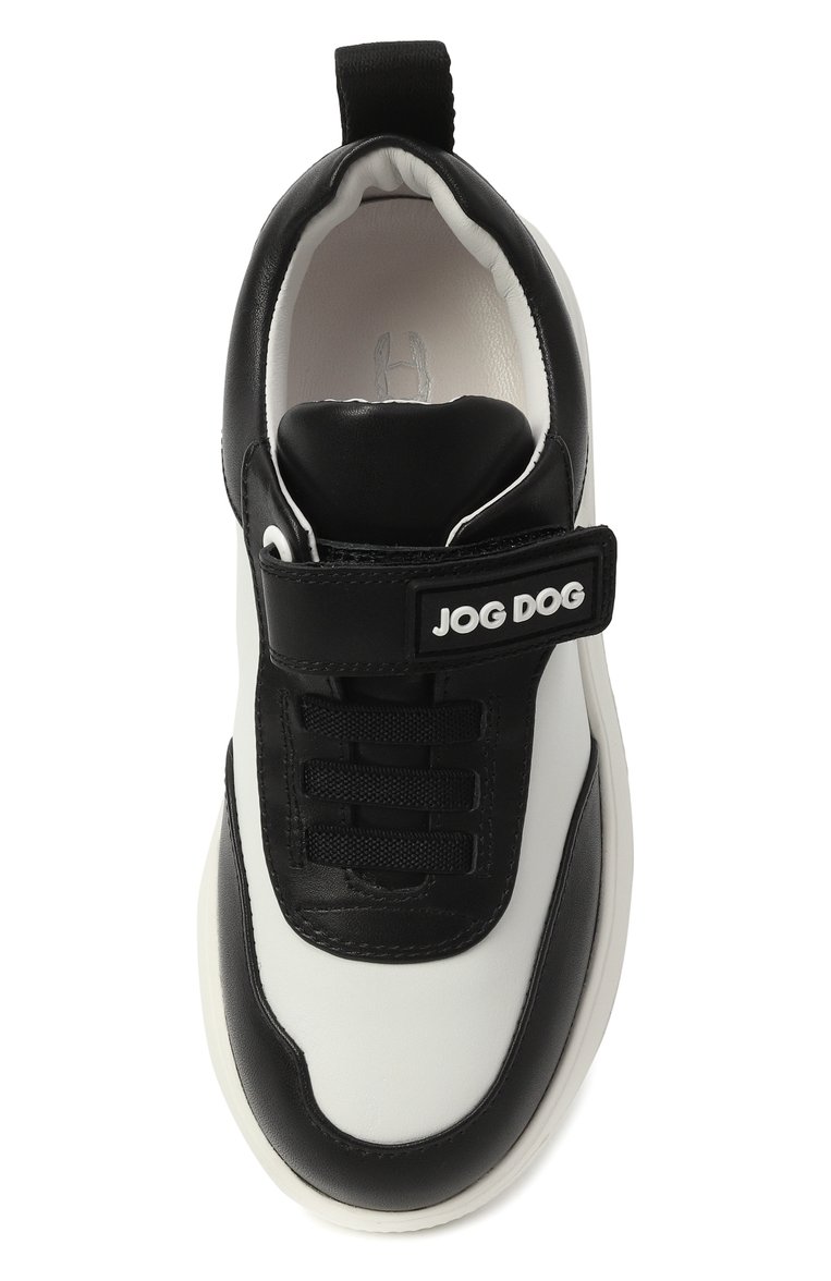 Кожаные кеды JOG DOG, арт. 2639BUINF5-003, фото 4