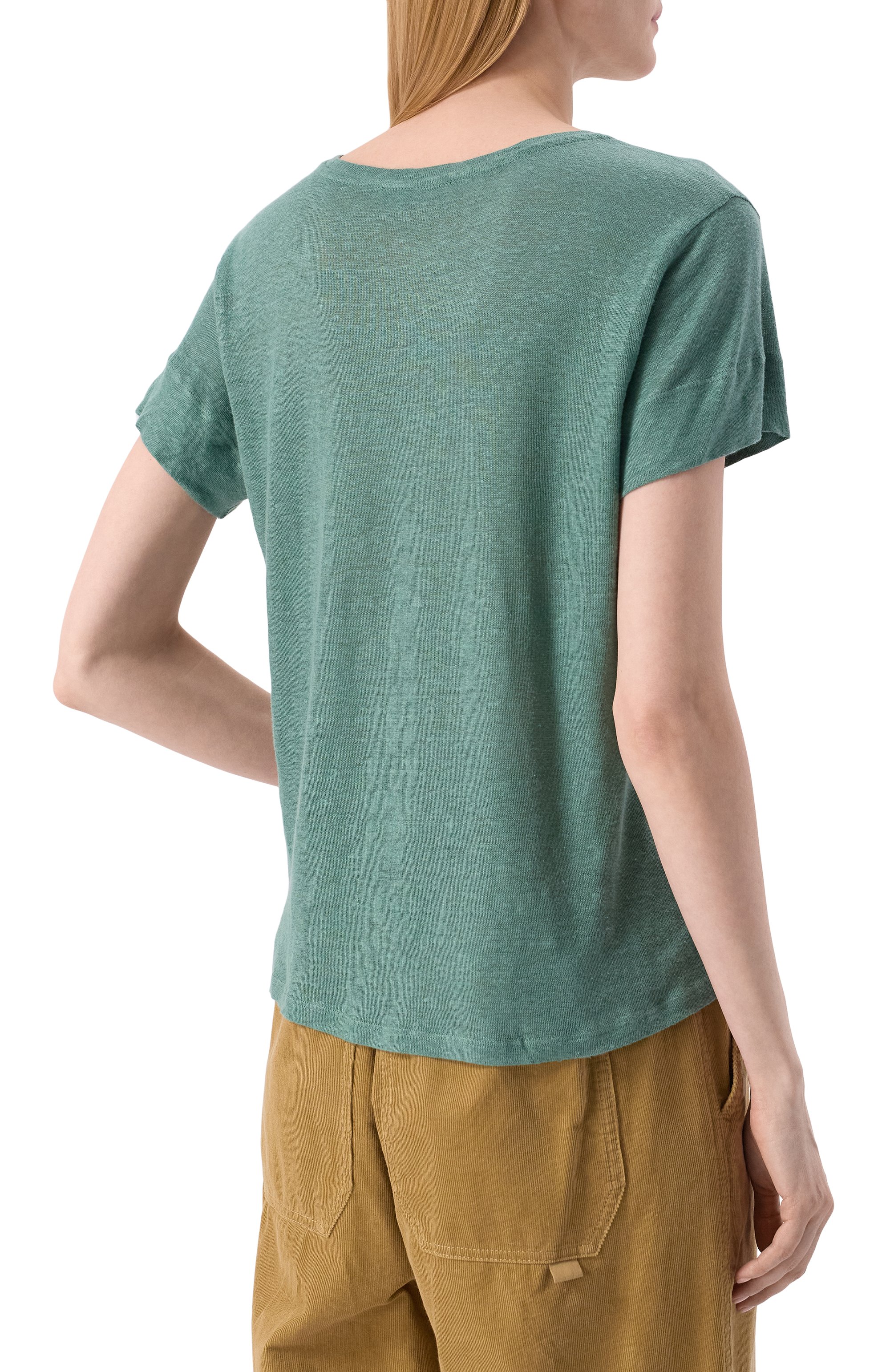 Футболка DOROTHEE SCHUMACHER зеленого цвета по цене 21100 руб., арт. 923201, фото 4 Футболка DOROTHEE SCHUMACHER, арт. 923201, фото 4