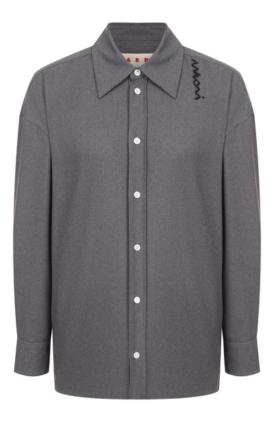 Женская шерстяная рубашка MARNI, арт. CAMA0613QS/TW839